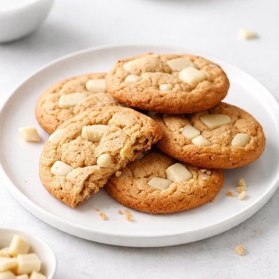 Image of Vegan White Chocolate Cookies