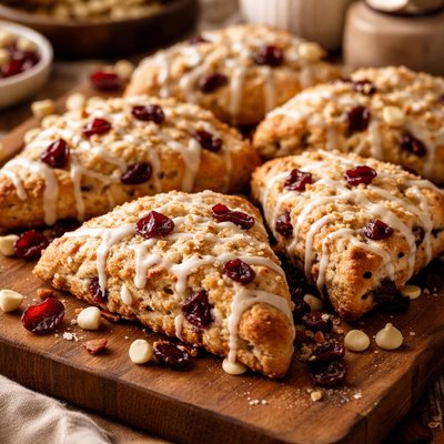 Image of White Chocolate Craisin Scones
