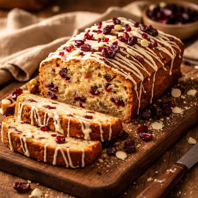 Image of White Chocolate Cranberry Loaf Light