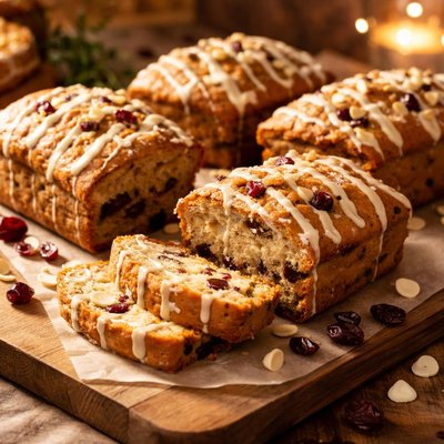 Image of White Chocolate Cranberry Loaves