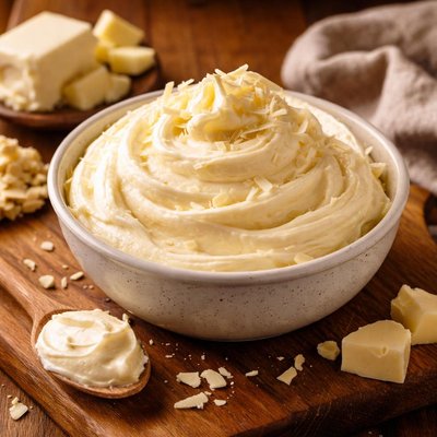 Image of White Chocolate Cream Cheese Buttercream Frosting