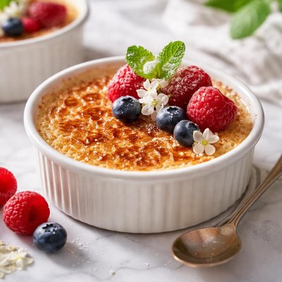 Image of White Chocolate Creme Brulee