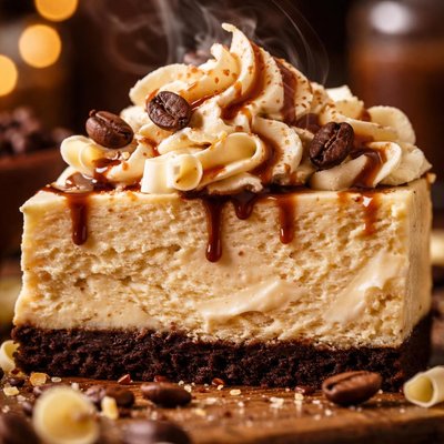 Image of White Chocolate Espresso Cheesecake
