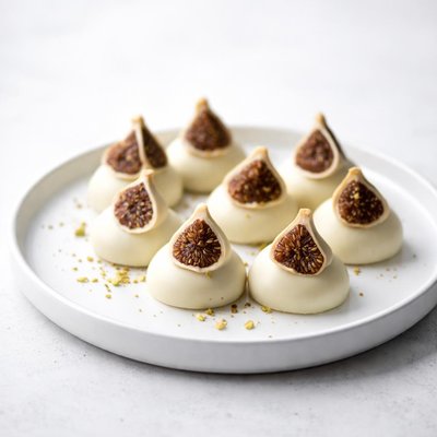 Image of White Chocolate Fig Kisses