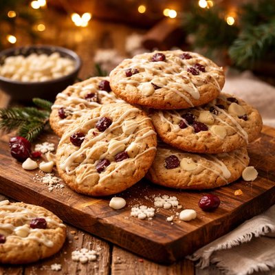Image of White Chocolate Holiday Cookies