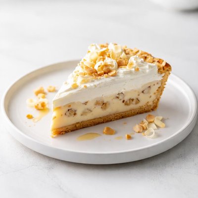 Image of White Chocolate Macadamia Nut Pie