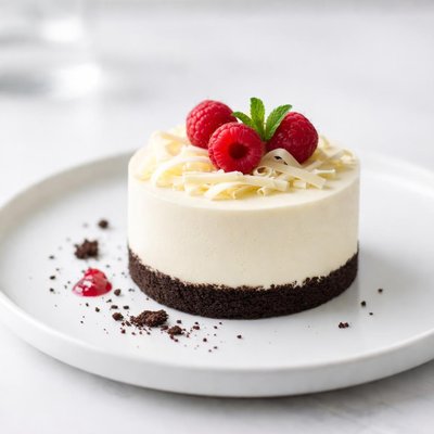 Image of White Chocolate Mousse Torte with Oreo Cookie Crust