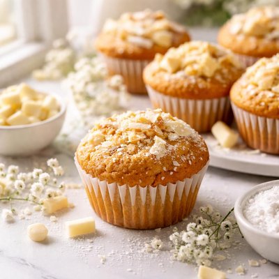 Image of White Chocolate Muffins