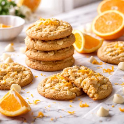 Image of White Chocolate Orange Cookies