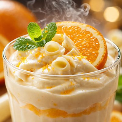 Image of White Chocolate Orange Mousse