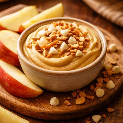 Image of White Chocolate Peanut Butter Apple Dip for 1