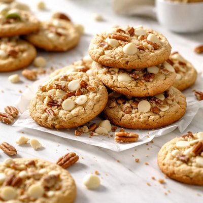 Image of White Chocolate Pecan Drop Cookies