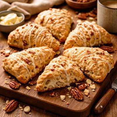 Image of White Chocolate Pecan Scones