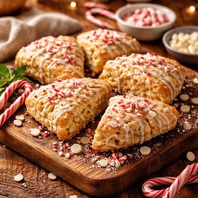 Image of White Chocolate Peppermint Scones