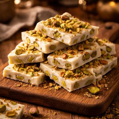 Image of White Chocolate Pistachio Bark