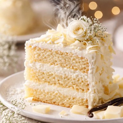 Image of White Chocolate Wedding Cake