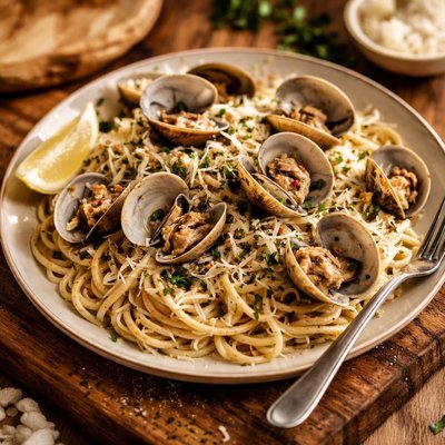 Image of White Clam Sauce and Vermicelli