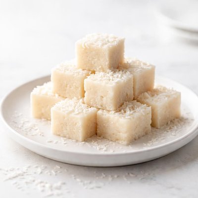 Image of White Cocont Fudge