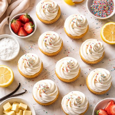 Image of White Cupcakes