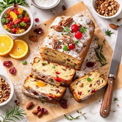 Image of White Fruitcake