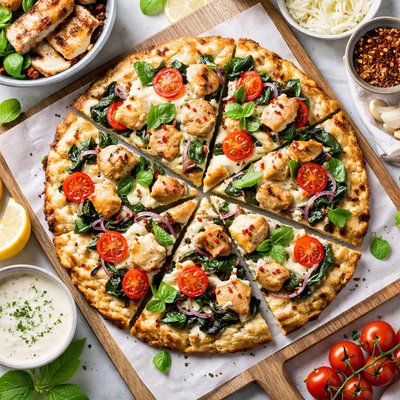 Image of White Meatza