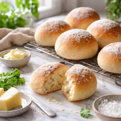 Image of White Overnight Buns