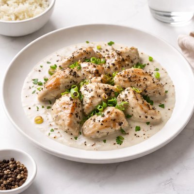 Image of White Pepper Butter Chicken