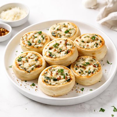 Image of White Pizza Pinwheels