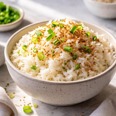 Image of Whole30 White Rice with Toasted Sesame Seeds