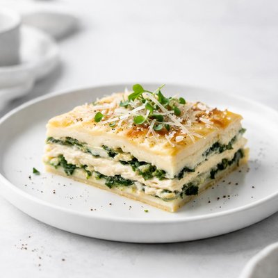 Image of White Spinach Lasagna