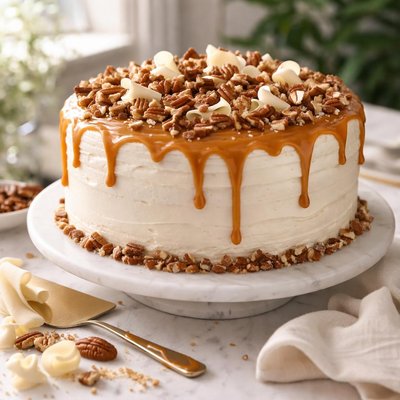 Image of White Turtle Cake