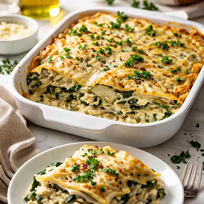Image of White Vegetable Lasagna