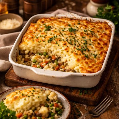 Image of White Vegetable Shepherds Pie