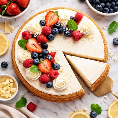 Image of White Velvet Cheesecake