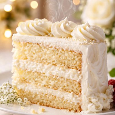 Image of White Wedding Cake