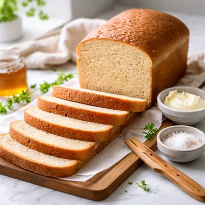 Image of White Whole Wheat Sandwich Bread