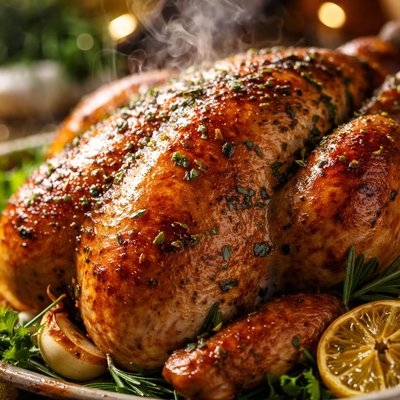 Image of White Wine Basted Turkey