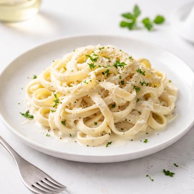 Image of White Wine Garlic Alfredo Sauce
