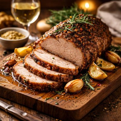 Image of White Wine Marinated Pork Roast