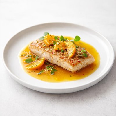 Image of Whitefish in Tangerine Sauce Peixe Com Molho De Tangerina