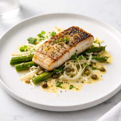Image of Whitefish with Lemon Vinaigrette