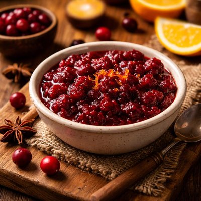 Image of Whole Berry Cranberry Sauce with Zing