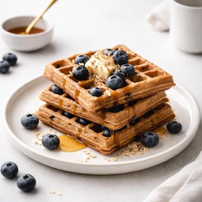 Image of Whole Grain Blueberry Waffles