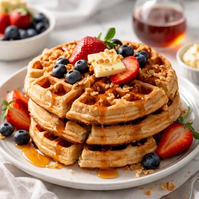 Image of Whole Grain Buttermilk Waffles