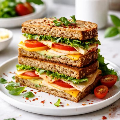 Image of Whole Grain Cheese Sandwich