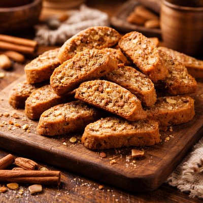 Image of Whole Grain Cinnamon Nut Baby Biscotti