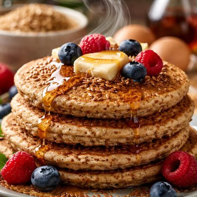 Image of Whole Grain Flax Seed Pancake Mix