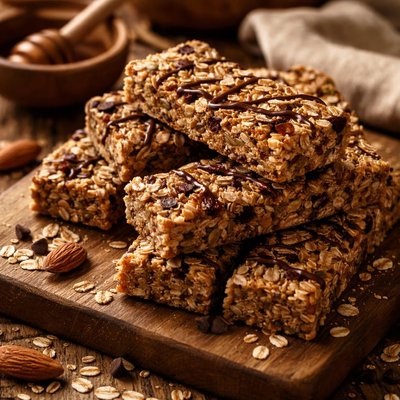 Image of Whole Grain No Bake Granola Bars