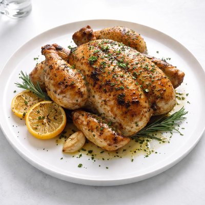 Image of Whole Roasted Italian Lemon Herb Chicken