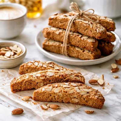Image of Whole Wheat Almond Biscotti
